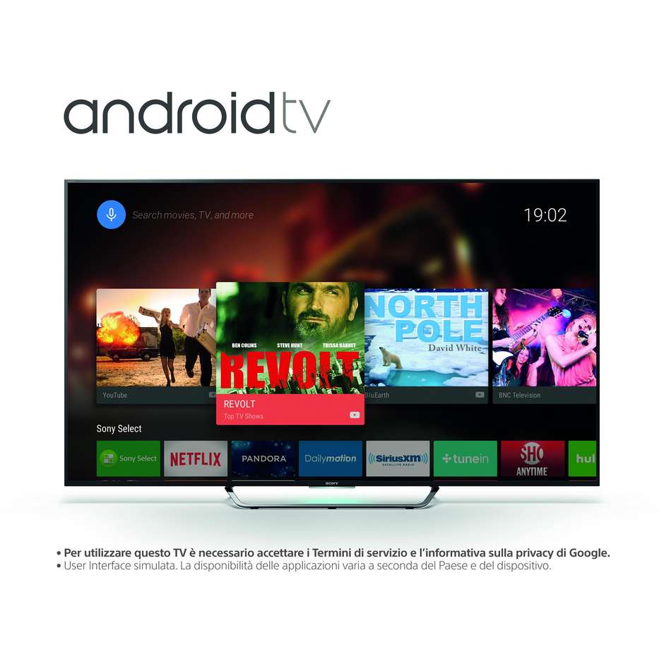 x85 55 4k uhd android tv sony 3d