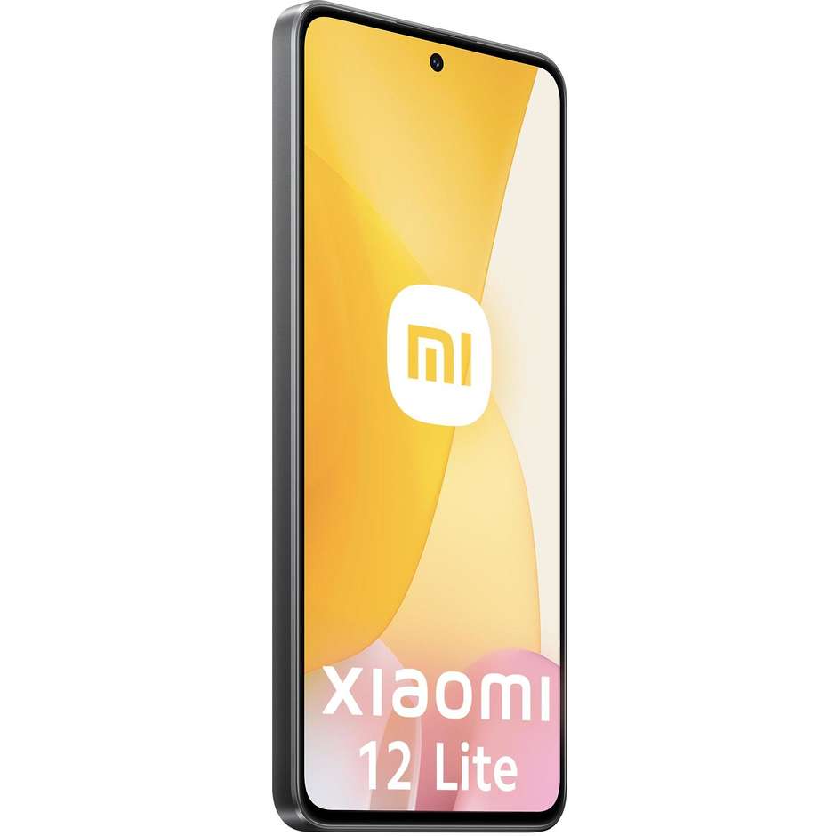 Xiaomi 12 LITE Smartphone 5G 6.55" Ram 8Gb Memoria 128 Gb Android 12 Colore Black