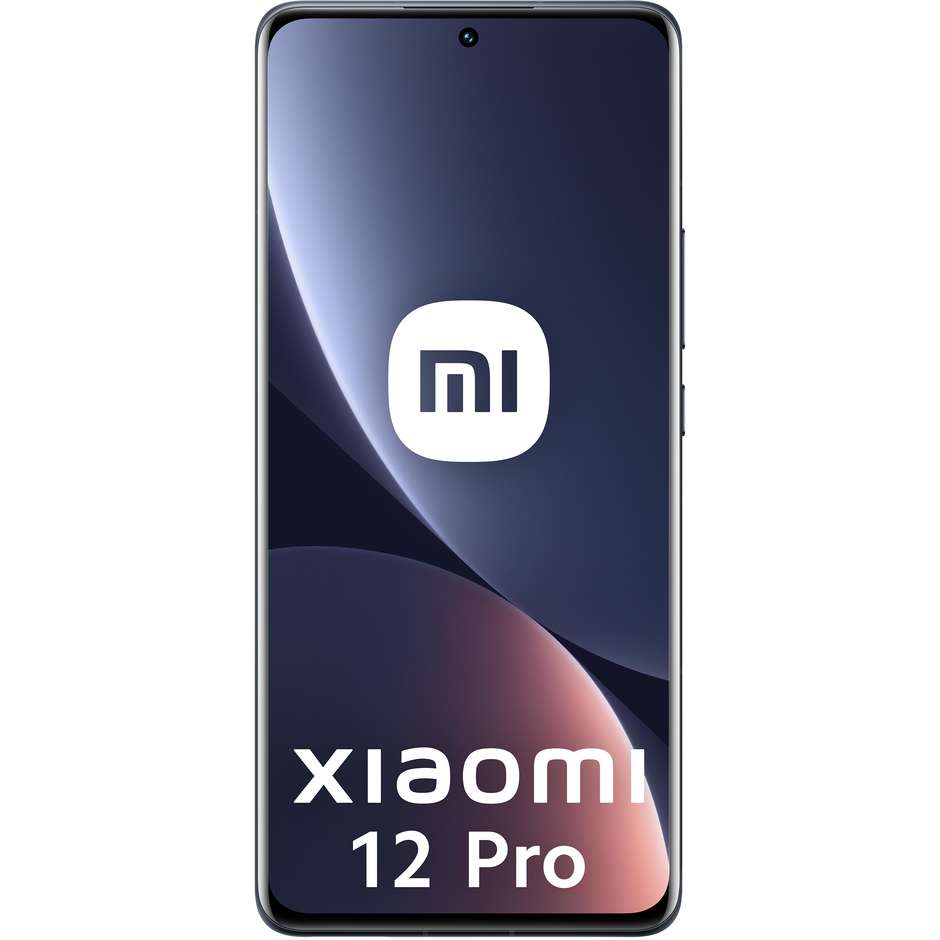 Xiaomi 12 PRO 5G Smartphone 6.73" Ram 12 Gb Memoria 256 Gb Android 12 Colore Grigio