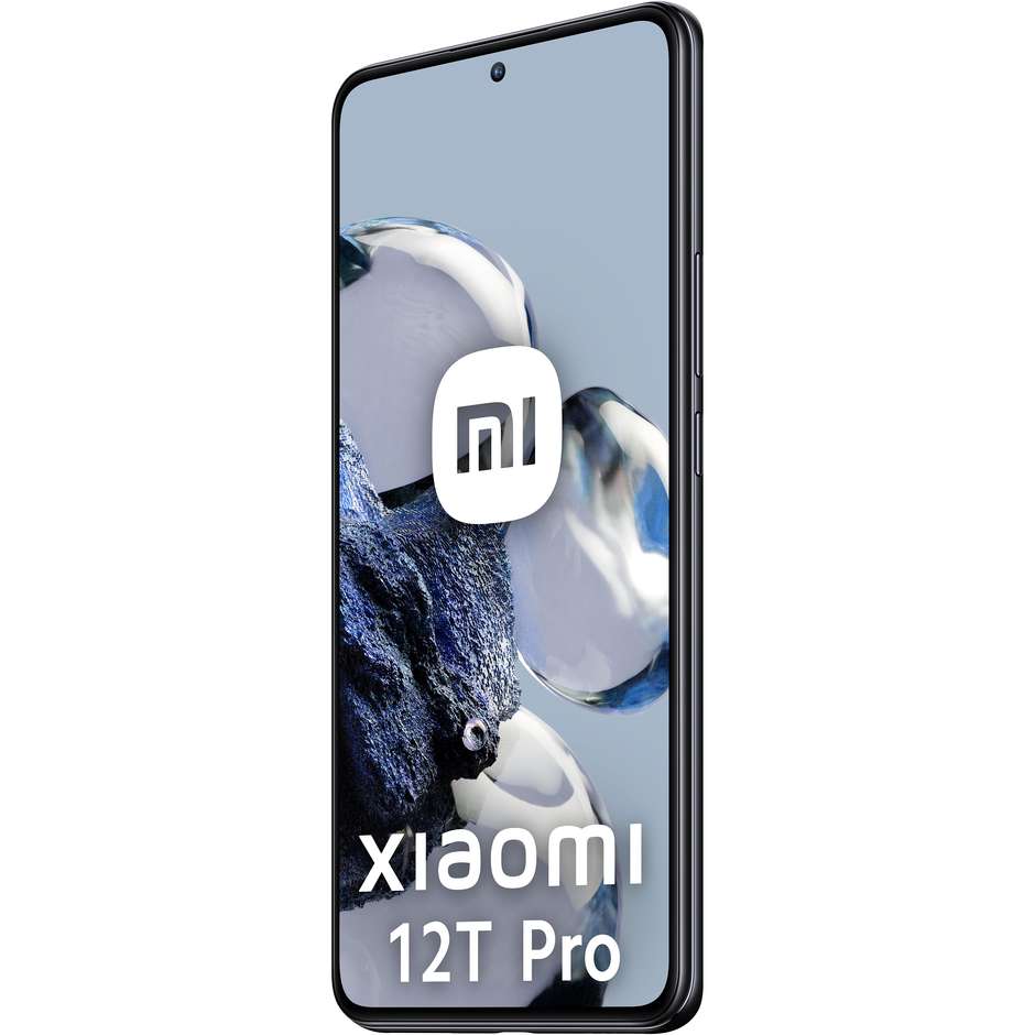 Xiaomi 12T PRO Smartphone 5G 6.67" Ram 8 Gb Memoria 256 Gb Android 12 Colore Black