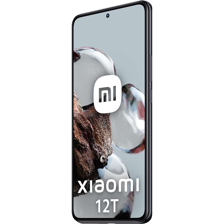 Xiaomi 12T Smartphone 5G 6.67" Ram 8 Gb Memoria 256 Gb Android 12 Colore Black