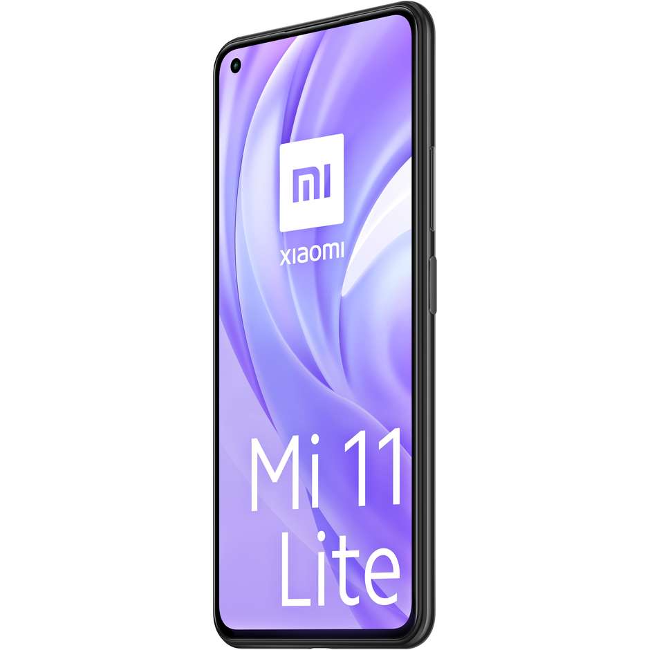 Xiaomi Mi 11 Lite Smartphone 6,55" Full HD+ Ram 6 GB Memoria 128 GB Android colore Boba Black
