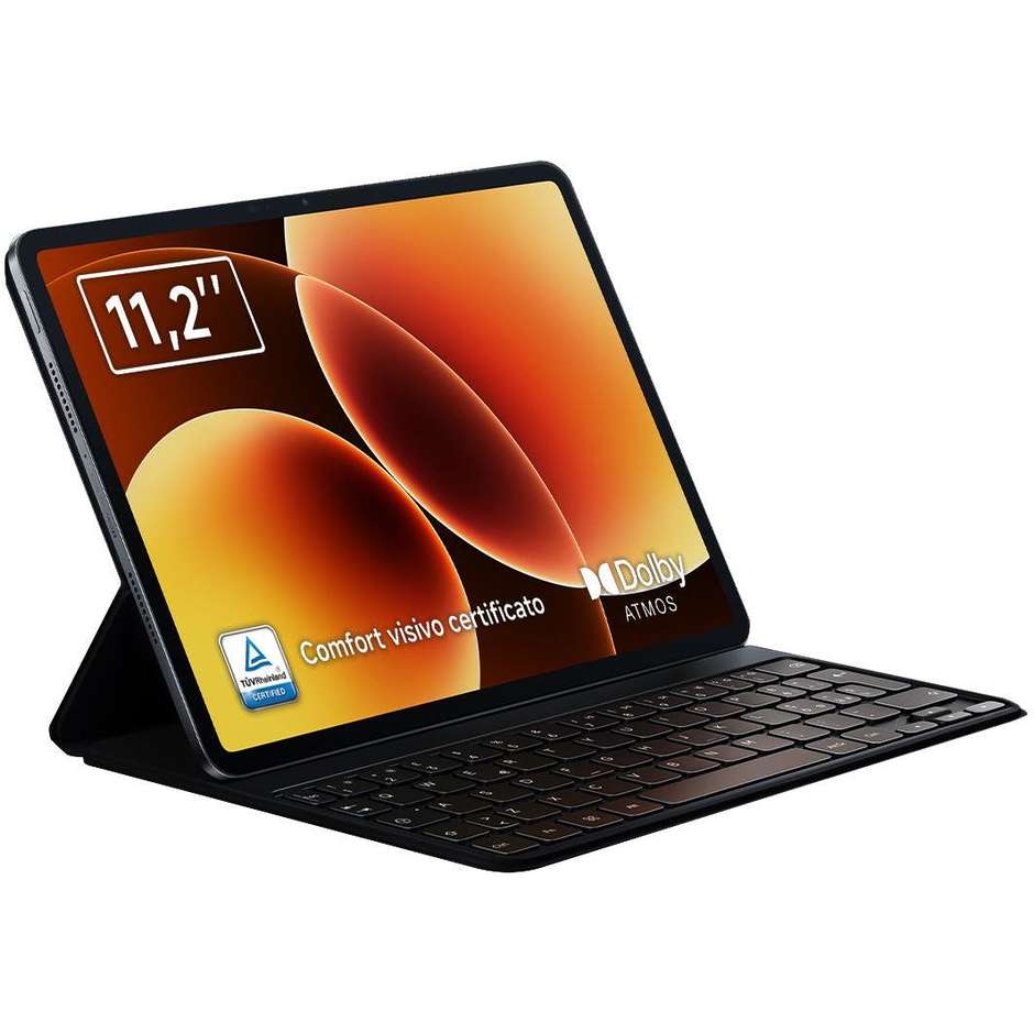 Xiaomi Pad 8 Wi-Fi 11,2" 3.2K 144Hz 8GB 128GB Grigio con Tastiera