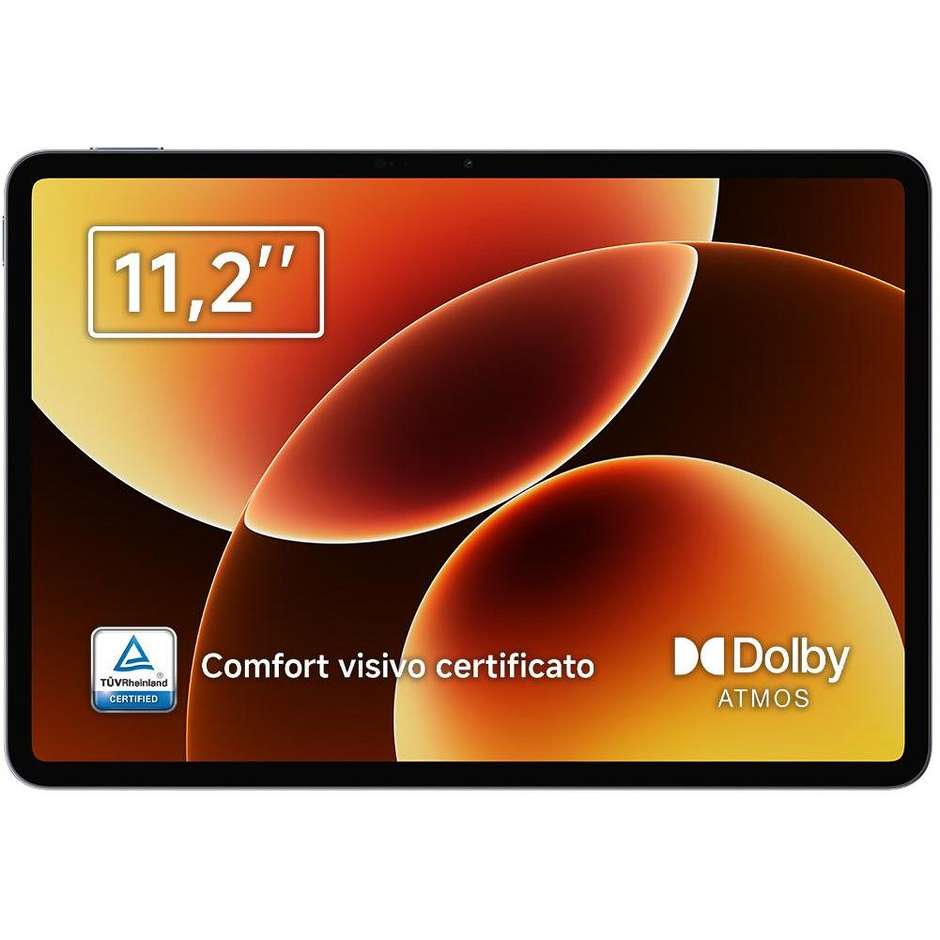 Xiaomi Pad 8 Wi-Fi 11,2" 3.2K 144Hz 8GB 128GB Grigio con Tastiera