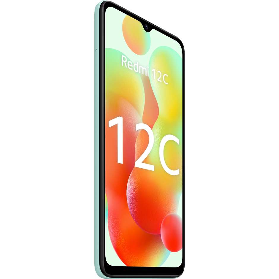Xiaomi Redmi 12C Smartphone 6.71" Ram 4 GB Memoria 128 GB Android 12 Colore Verde