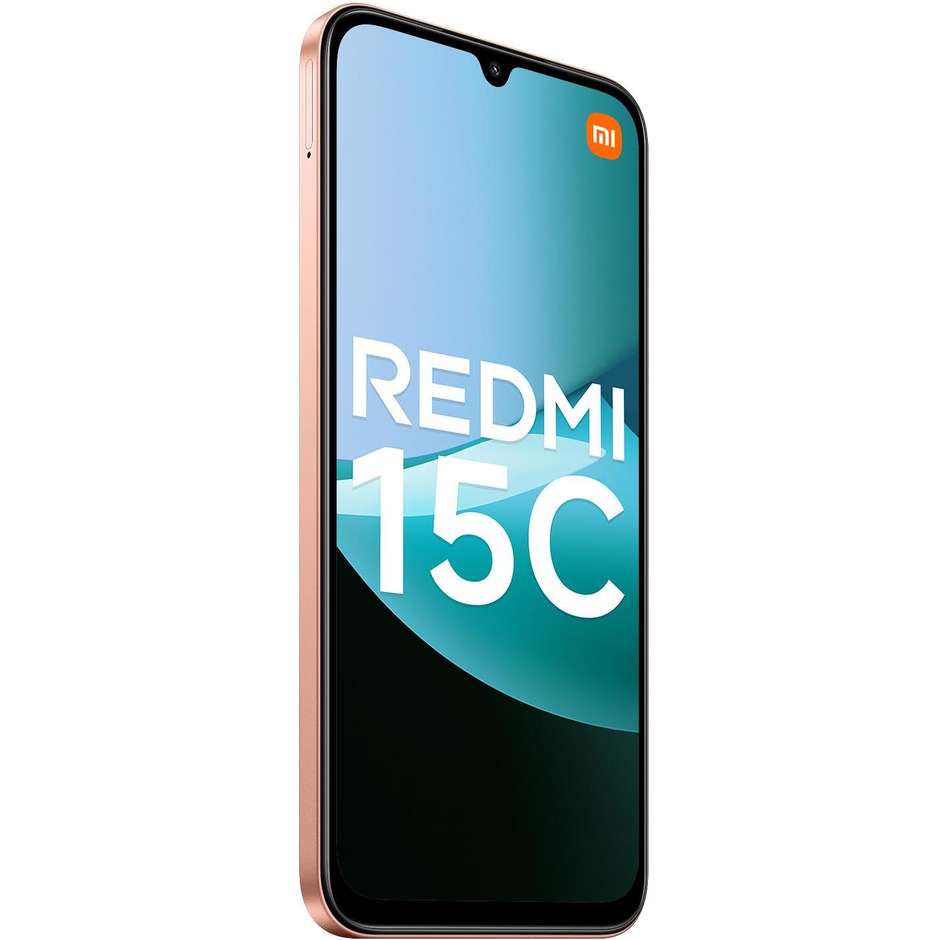 Xiaomi Redmi 15C Smartphone 4G 6.9" Ram 4 GB Memoria 128 GB Colore Arancione