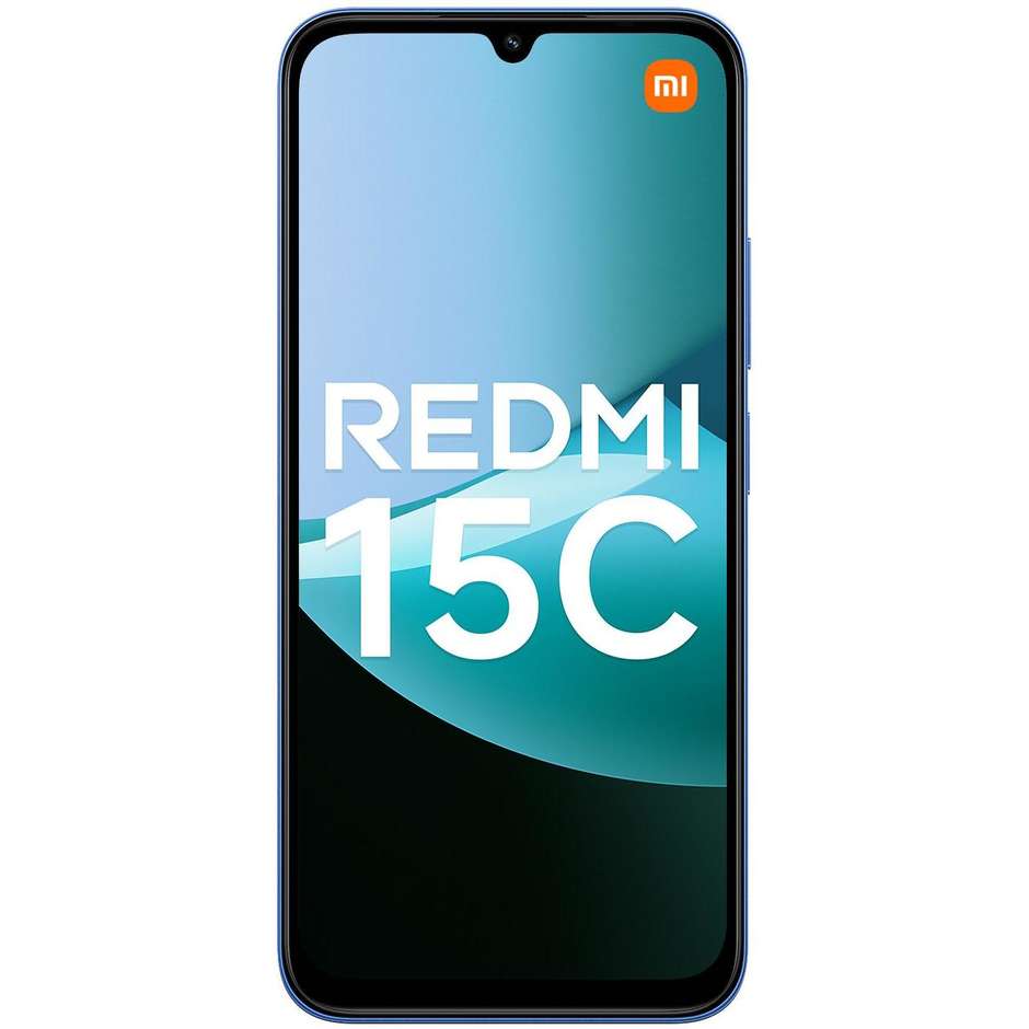 Xiaomi Redmi 15C Smartphone 4G 6.9" Ram 4 GB Memoria 128 GB Colore Blu