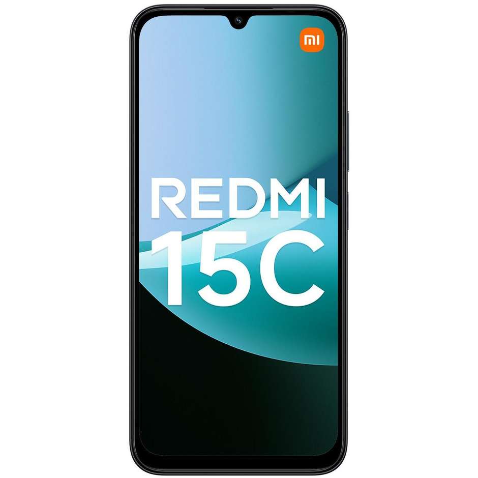 Xiaomi Redmi 15C Smartphone 4G 6.9" Ram 4 GB Memoria 128 GB Colore Nero