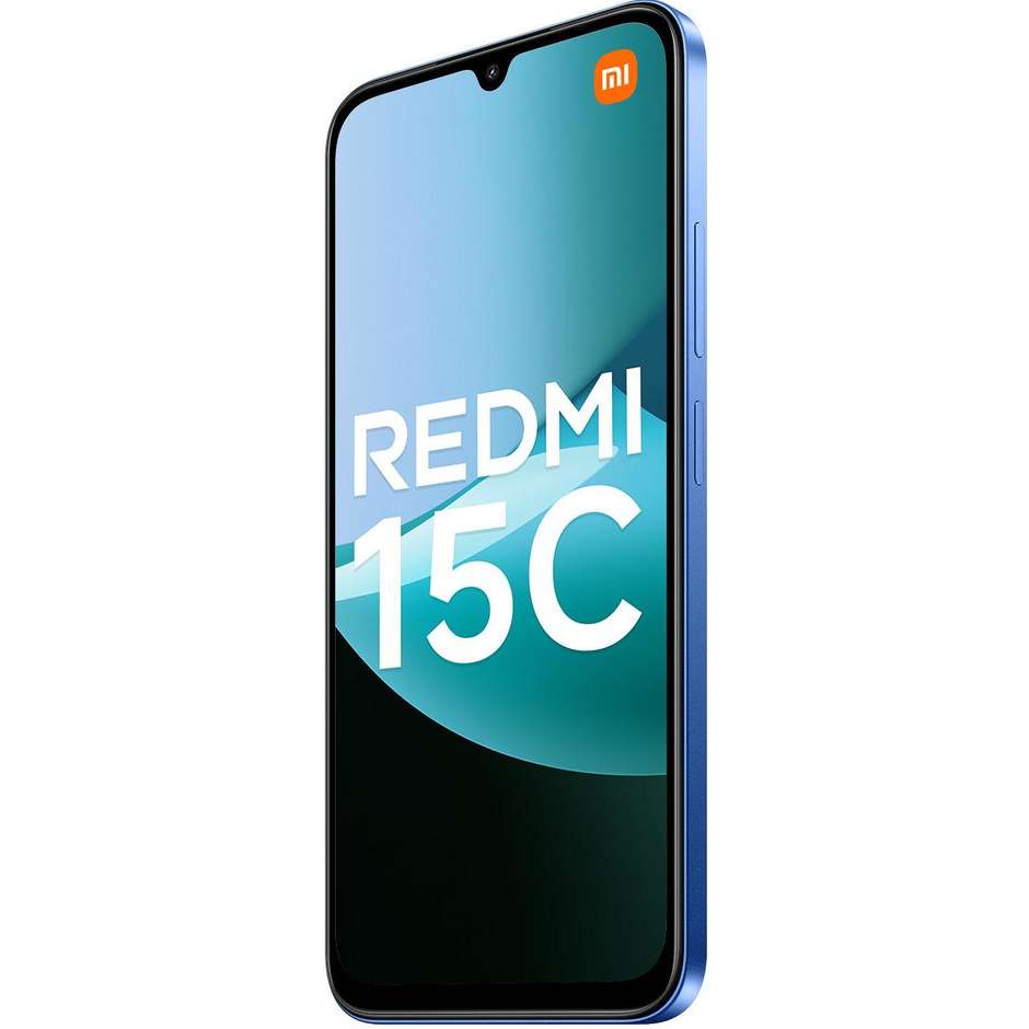 Xiaomi Redmi 15C Smartphone 4G 6.9" Ram 4 GB Memoria 256 GB Colore Blu