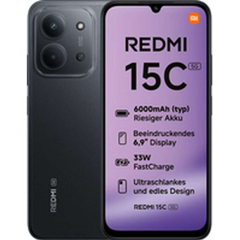 Xiaomi Redmi 15C Smartphone 5G 17,5 cm (6.88") 120Hz 4 GB 128 GB 50 MP AI 5160 mAh Nero