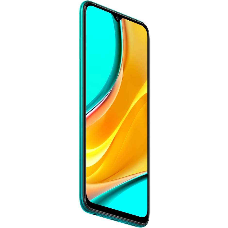 Xiaomi Redmi 9 Smartphone 6.53" AMOLED FHD+ Ram 4 Gb Memoria 64 Gb MIUI 10 colore verde