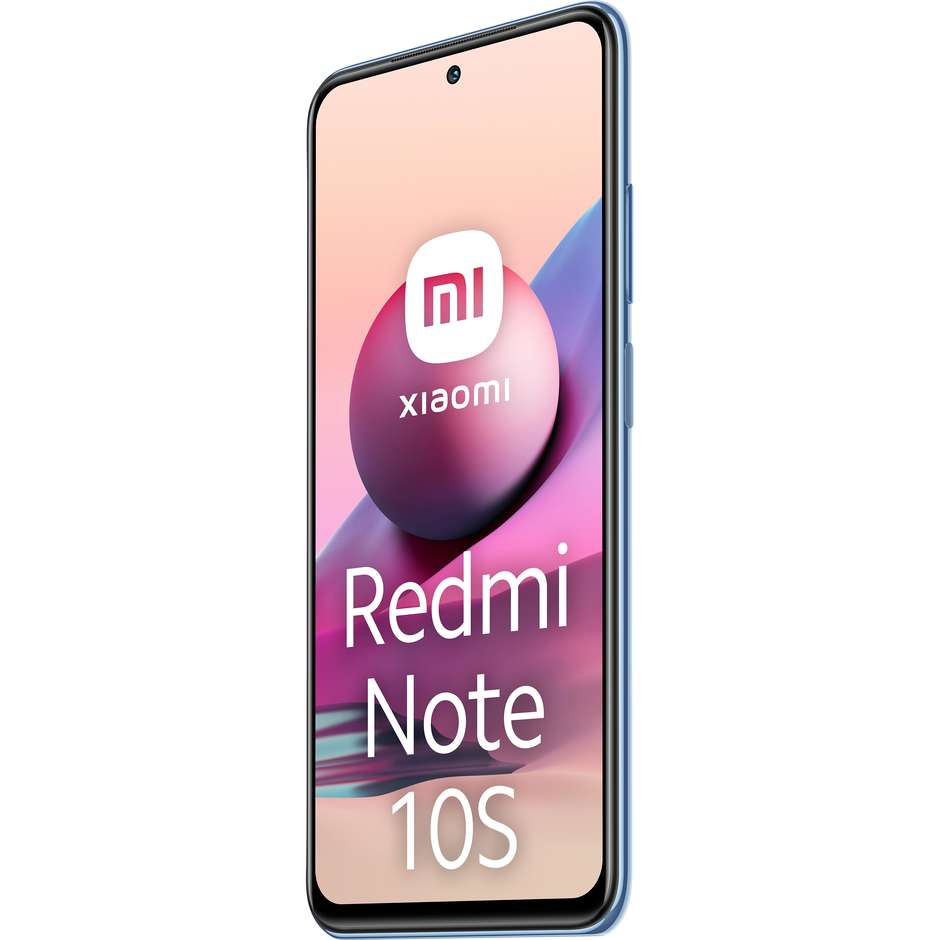 Xiaomi Redmi Note 10S Smartphone 6,43" FHD+ Ram 6 GB Memoria 128 GB MIUI 12.5 colore Ocean Blue