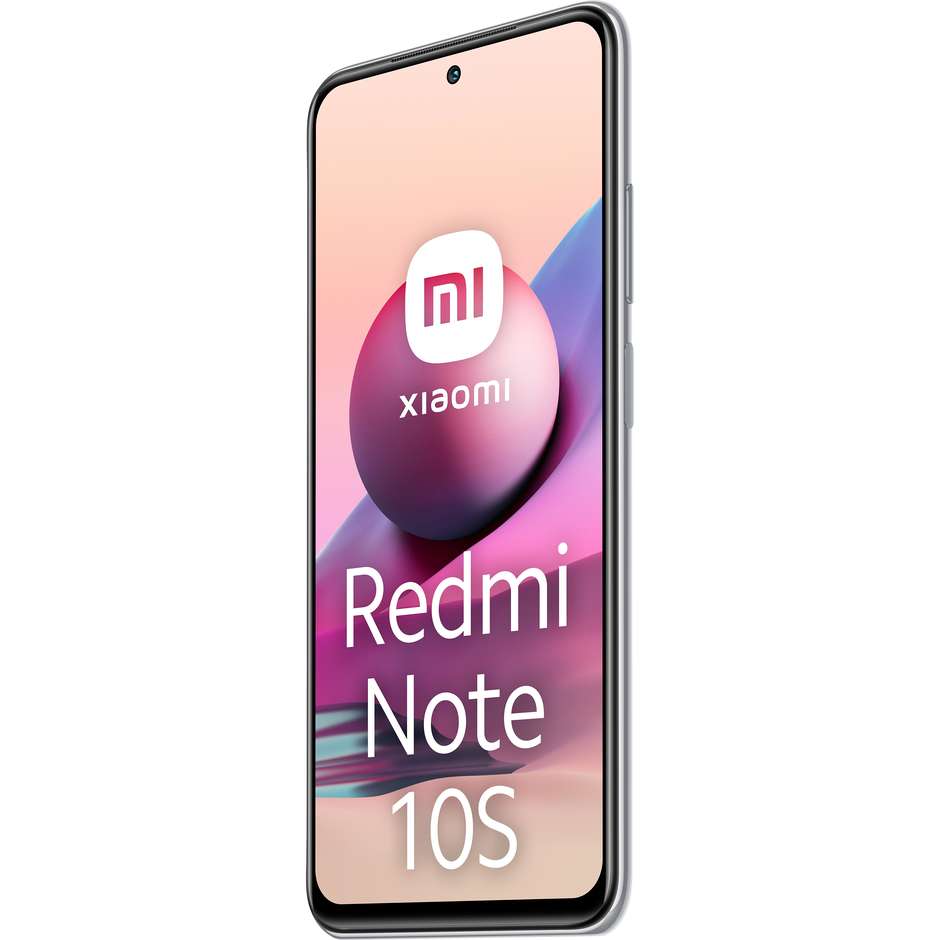 Xiaomi Redmi Note 10S Smartphone 6,43'' FHD+ Ram 6 Gb Memoria 128 Gb MIUI 12.5 colore Pebble White