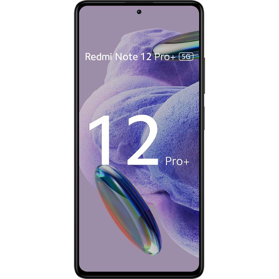 Xiaomi Redmi Note 12 Pro+ Smartphone 5G 6.67" Ram 8 GB Memoria 256 GB Android 12 Colore Nero