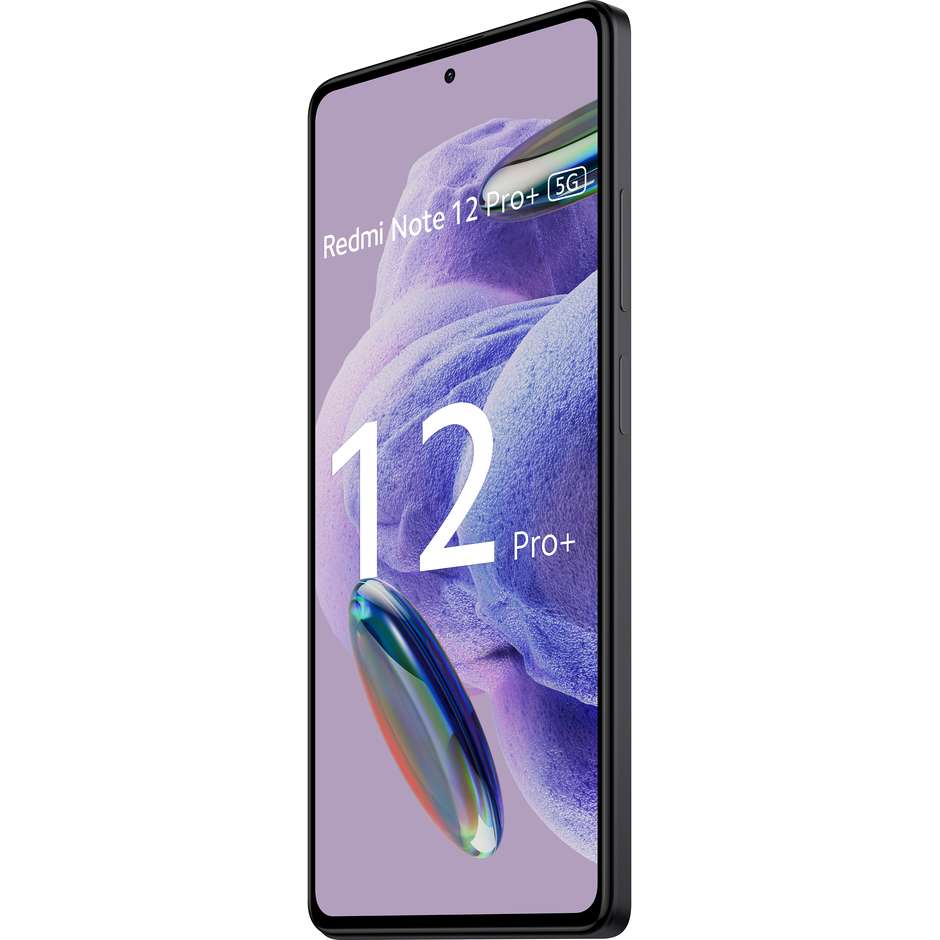 Xiaomi Redmi Note 12 Pro+ Smartphone 5G 6.67" Ram 8 GB Memoria 256 GB Android 12 Colore Nero