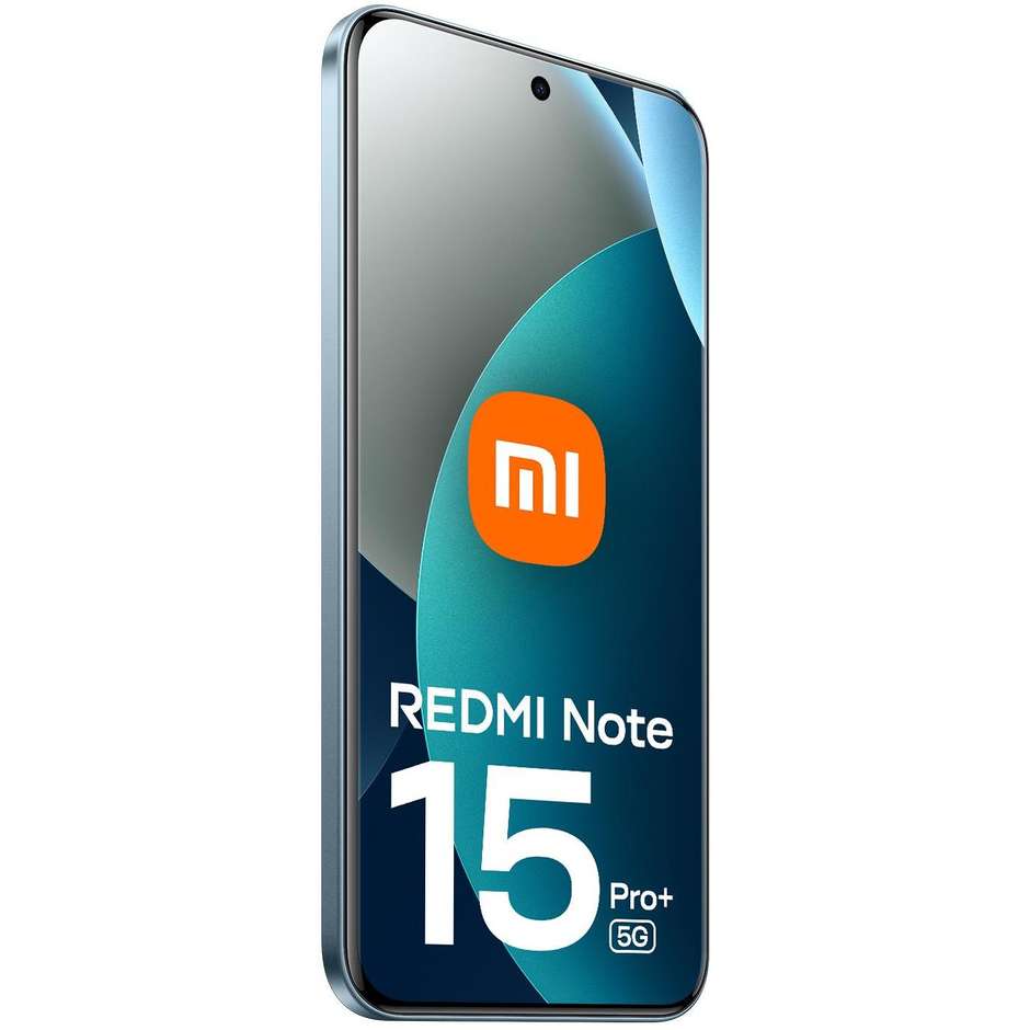 Xiaomi Redmi Note 15 Pro+ Smartphone 5G 17,2 cm (6.77") AMOLED 120Hz 8 GB 256 GB 200 MP OIS Blu