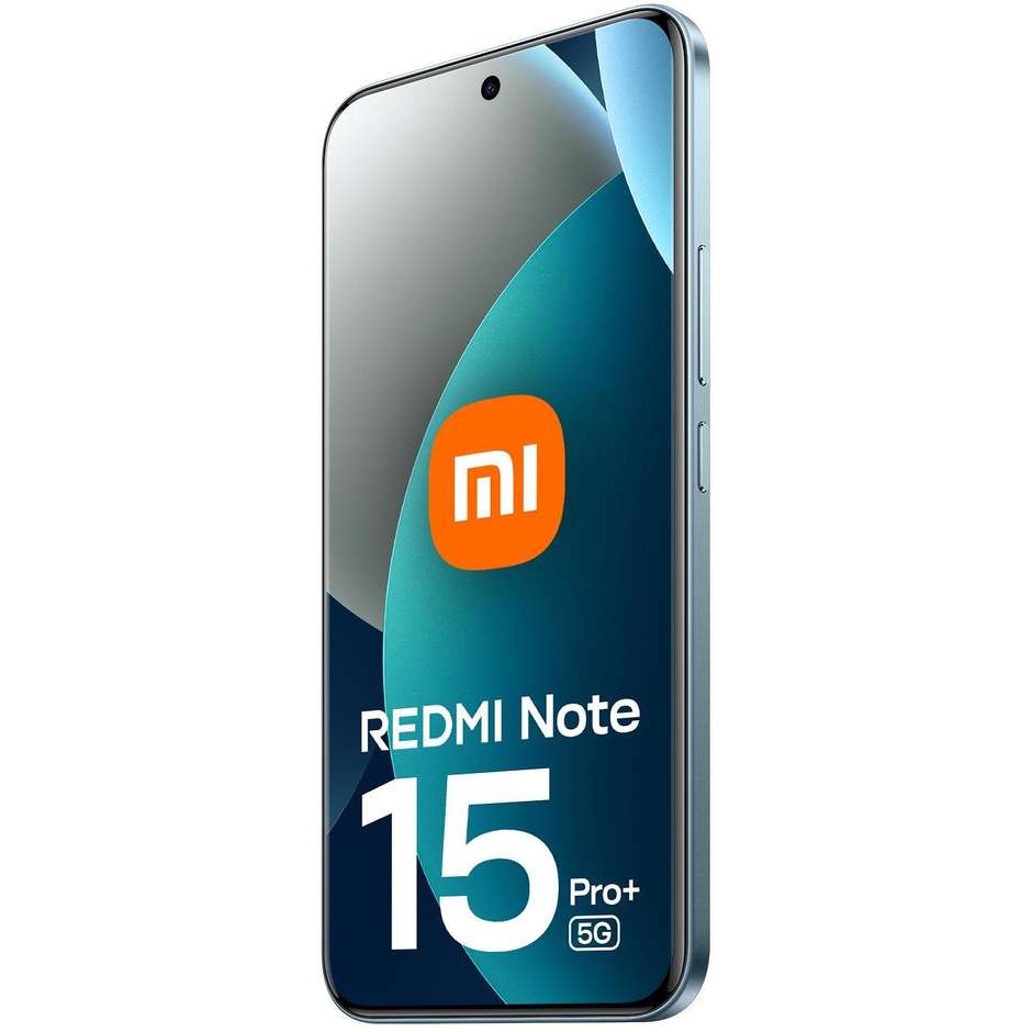 Xiaomi Redmi Note 15 Pro+ Smartphone 5G 17,2 cm (6.77") AMOLED 120Hz 8 GB 256 GB 200 MP OIS Blu