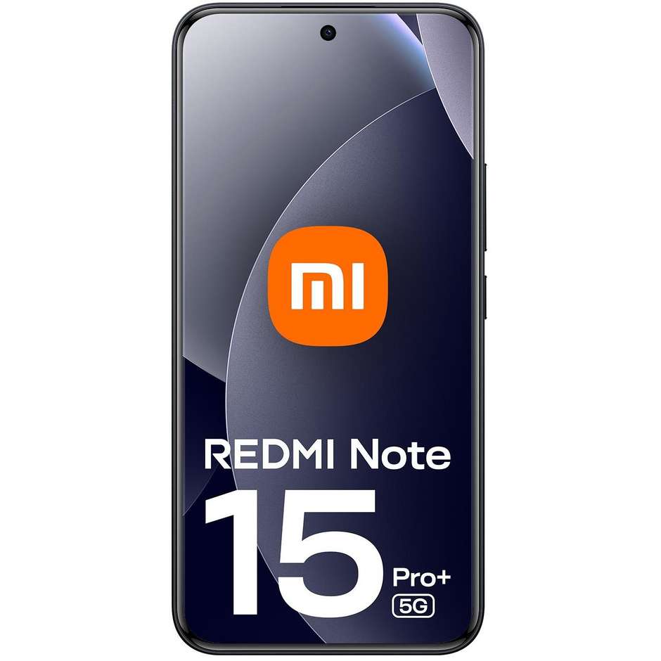 Xiaomi Redmi Note 15 Pro+ Smartphone 5G 17,2 cm (6.77") AMOLED 120Hz 8 GB 256 GB 200 MP OIS Nero (Black)