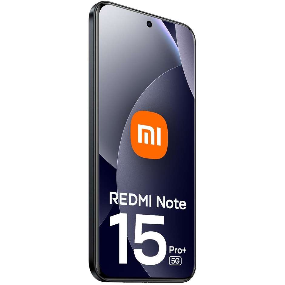 Xiaomi Redmi Note 15 Pro+ Smartphone 5G 17,2 cm (6.77") AMOLED 120Hz 8 GB 256 GB 200 MP OIS Nero (Black)