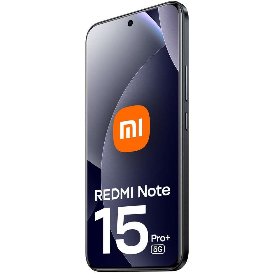 Xiaomi Redmi Note 15 Pro+ Smartphone 5G 17,2 cm (6.77") AMOLED 120Hz 8 GB 256 GB 200 MP OIS Nero (Black)