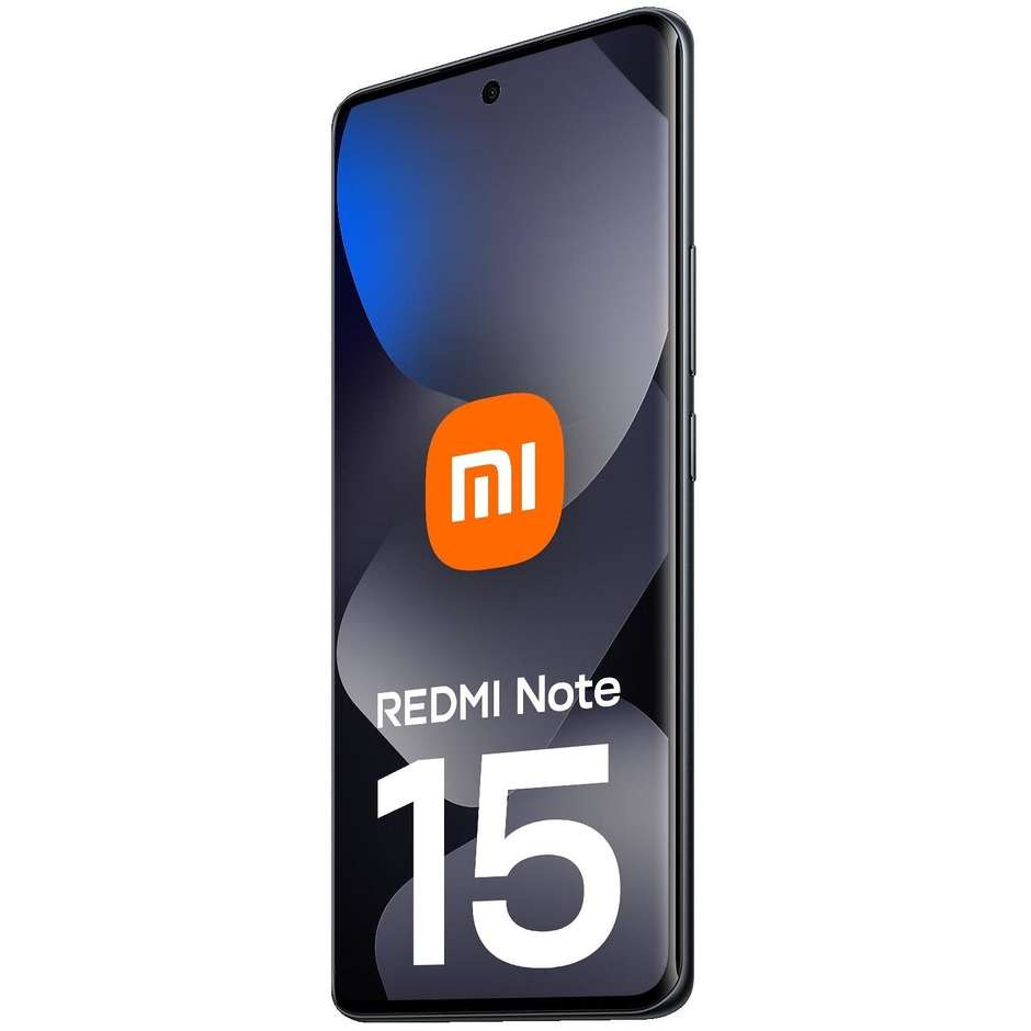 Xiaomi Redmi Note 15 Smartphone 5G 17,2 cm (6.77") AMOLED 120Hz 8 GB 256 GB 50 MP OIS Nero