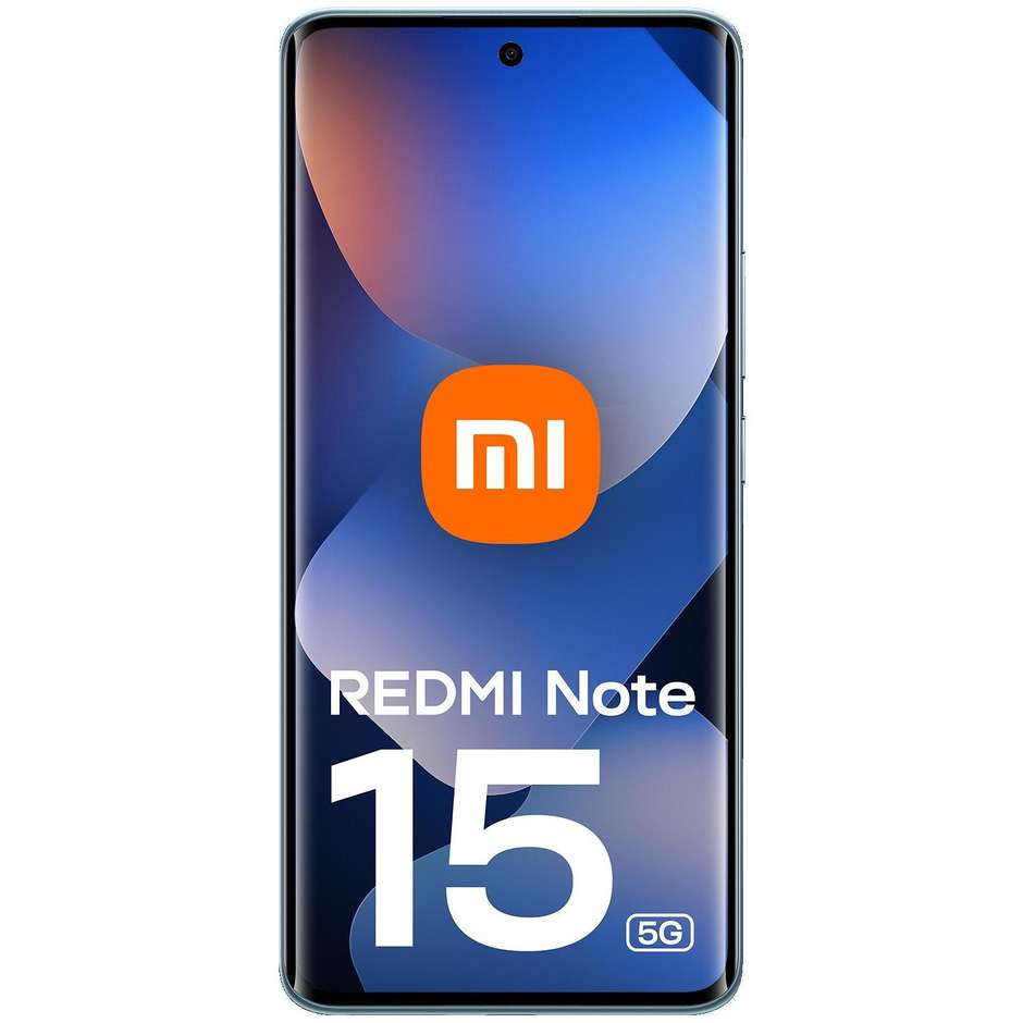 Xiaomi Redmi Note 15 Smartphone 5G 6,77" Ram 8 GB Memoria 256 GB Colore Blu