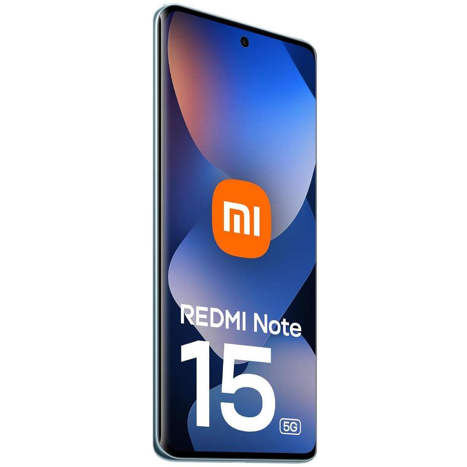 Xiaomi Redmi Note 15 Smartphone 5G 6,77" Ram 8 GB Memoria 256 GB Colore Blu