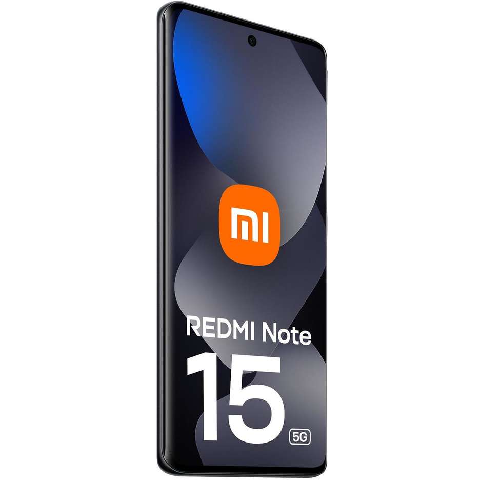 Xiaomi Redmi Note 15 Smartphone 5G 6,77" Ram 8 GB Memoria 256 GB Colore Nero