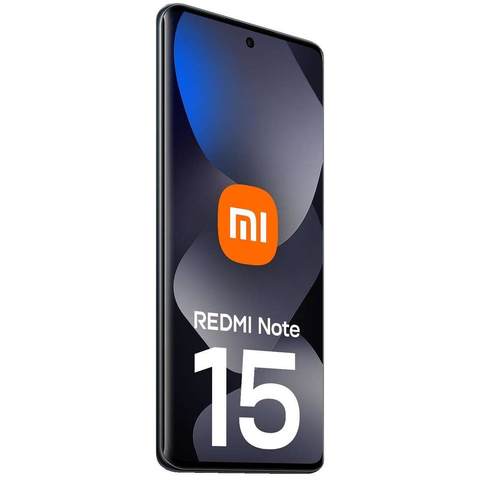Xiaomi Redmi Note 15 Smartphone 6,77" Ram 8 GB Memoria 256 GB Colore Nero