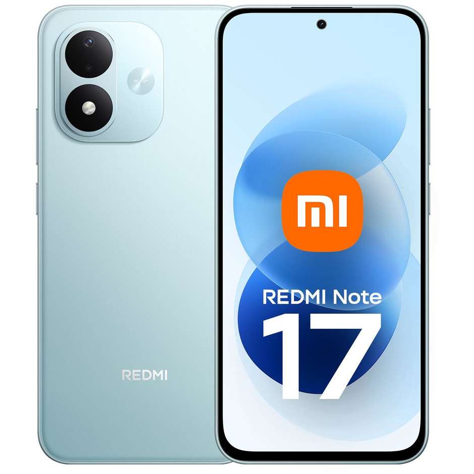 Xiaomi REDMI Note 17 4G Sky Teal, 4 GB di RAM e 128 GB di memoria
