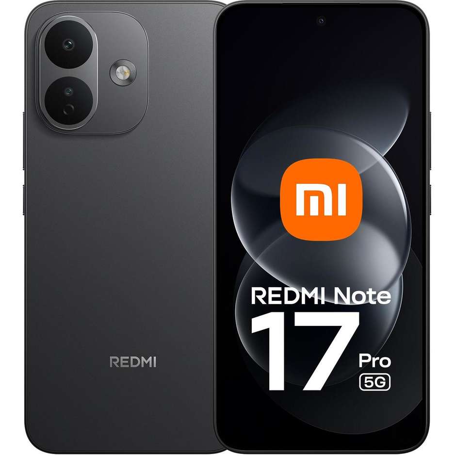 Xiaomi Redmi Note 17 Pro 5G 6 GB/256 GB AMOLED 120 Hz nero