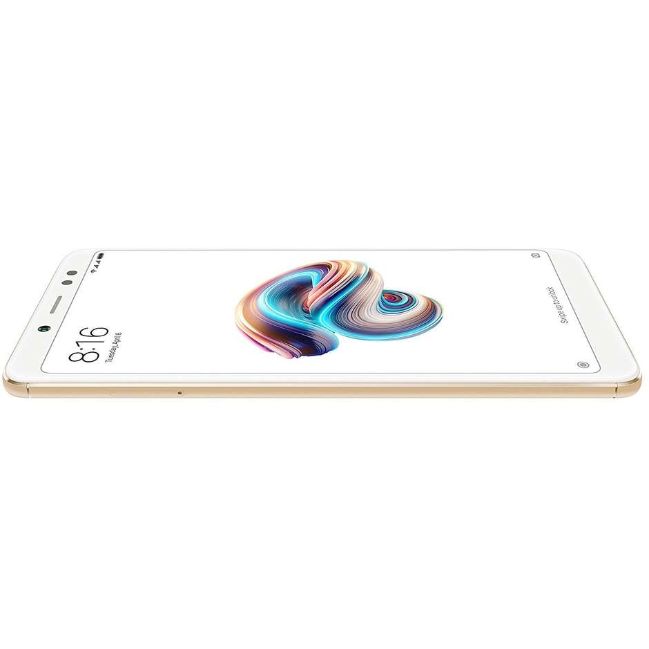 Xiaomi Redmi Note 5 smartphone dual sim Ram 4 GB Memoria 64 GB fotocamera 12 MP colore oro