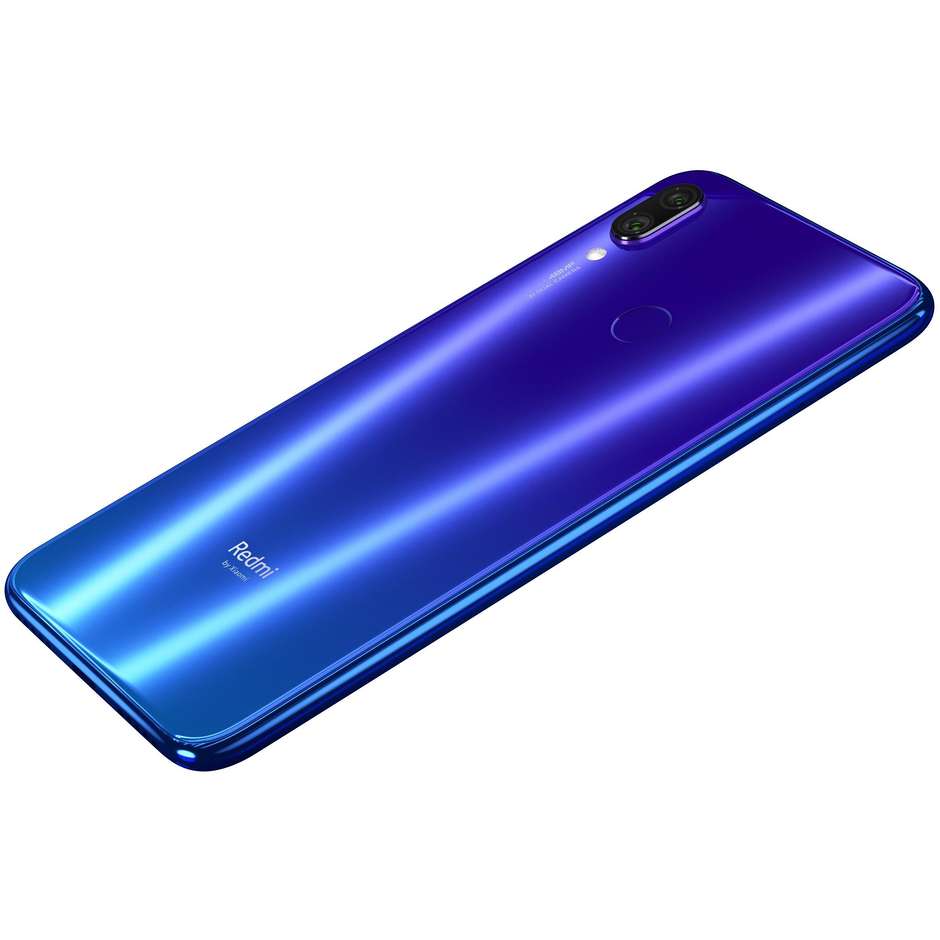 Xiaomi Redmi Note 7 Smartphone 6,3" memoria 64 GB Ram 4 GB Doppia Fotocamera Android colore Blu