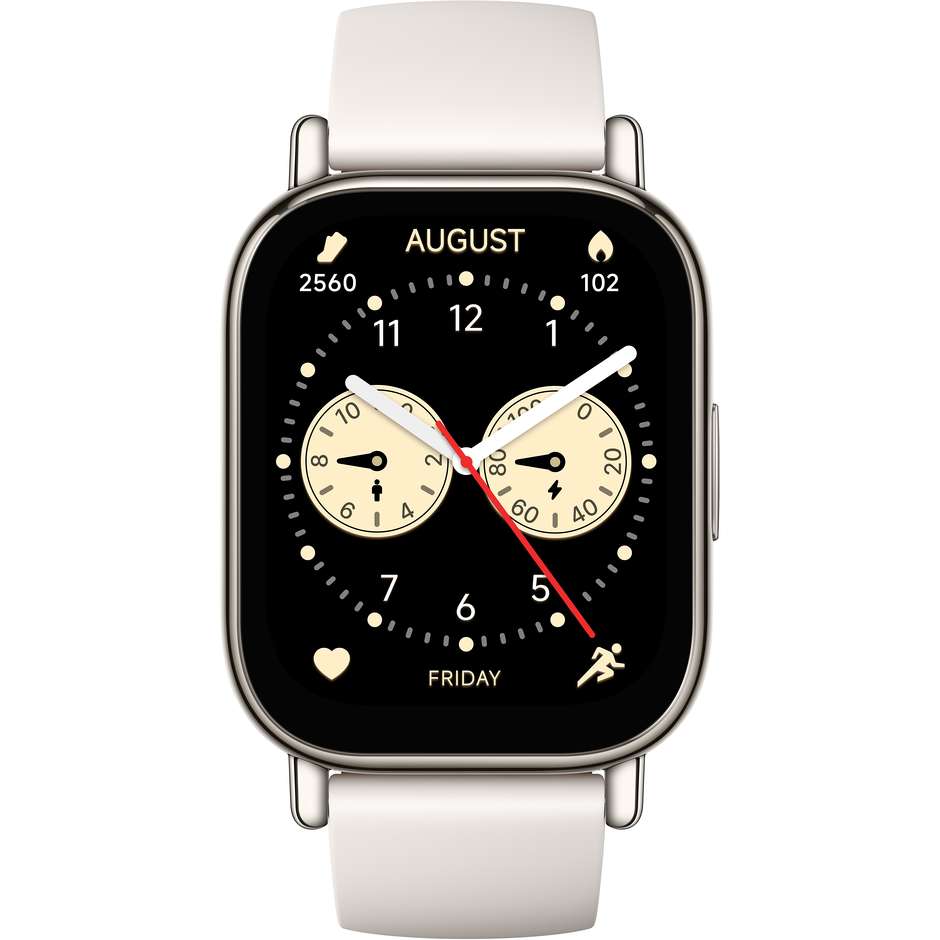 Xiaomi Redmi Watch 5 Lite 1.96" Smartwatch AMOLED Always-On GPS 5 ATM Chiamate Bluetooth Colore Oro