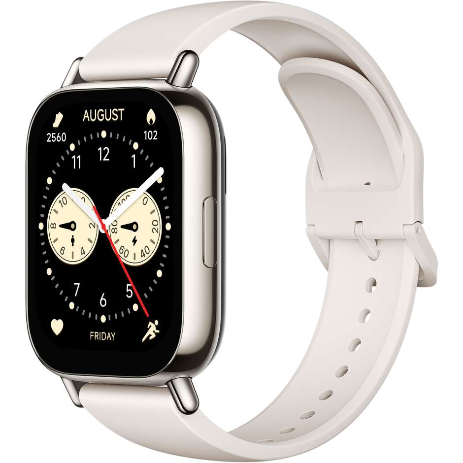 Xiaomi Redmi Watch 5 Lite 1.96" Smartwatch AMOLED Always-On GPS 5 ATM Chiamate Bluetooth Colore Oro