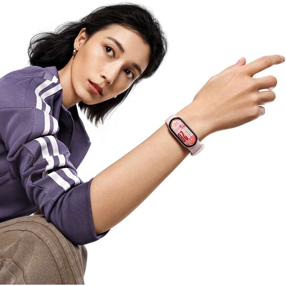 Xiaomi Smart Band 10 AMOLED Braccialetto per rilevamento di attività Colore Rosa