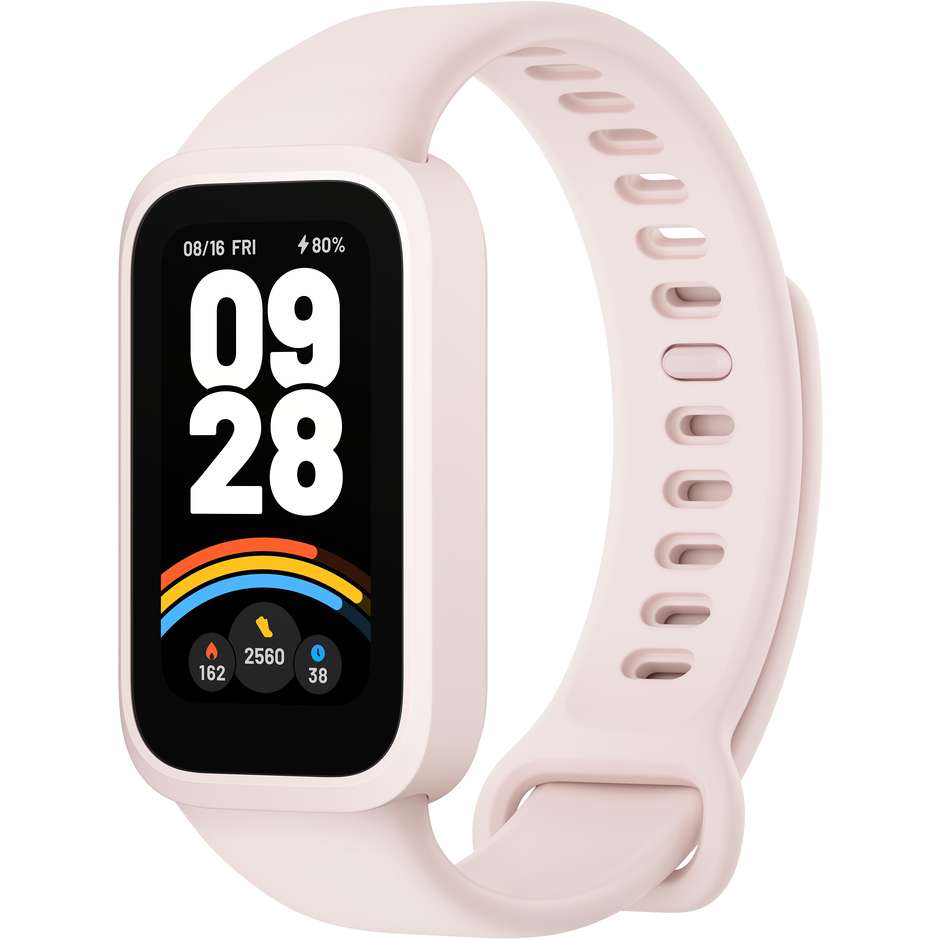 Xiaomi Smart Band 9 Active Braccialetto per rilevamento di attività Bluetooth Colore Rosa