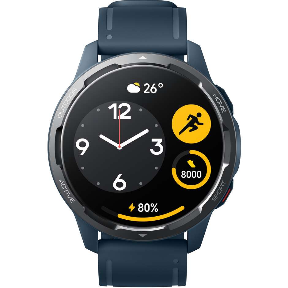 Xiaomi WATCH S1 ACTIVE BL Smartwatch 1.43" Amoled 46mm gps Colore Blu