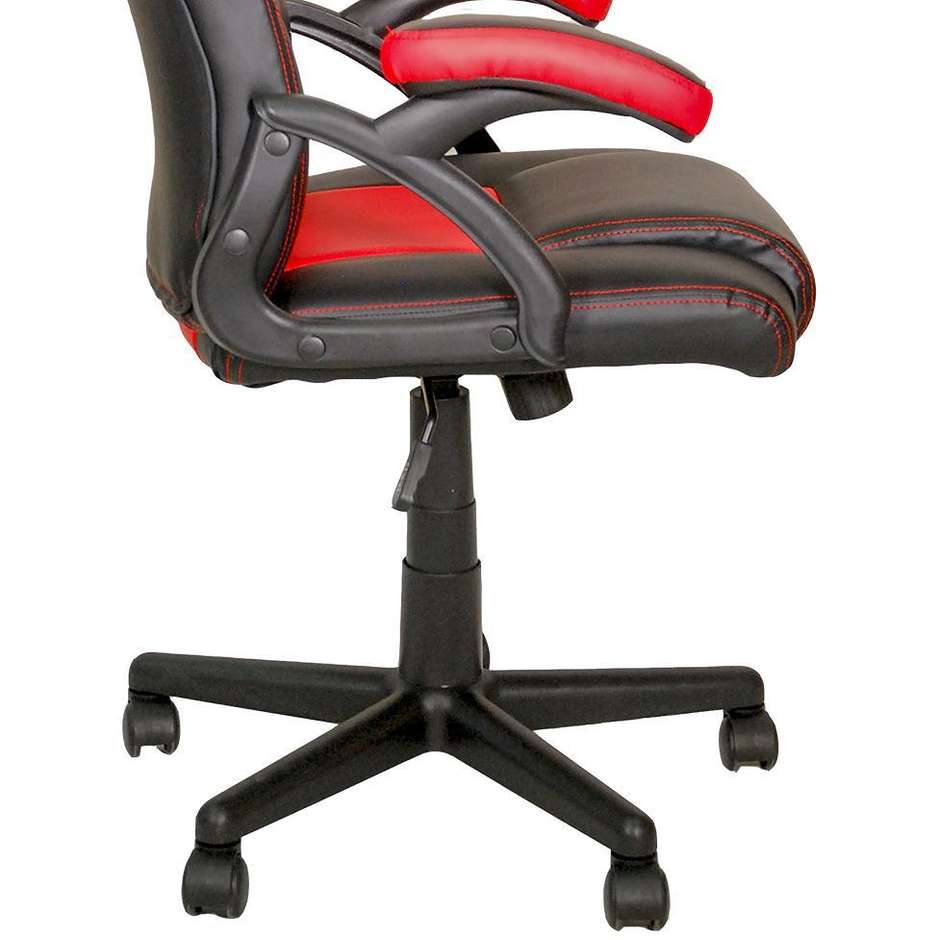 Xtreme 90558R MX12 KOR Sedia da gaming per PC Seduta imbottita Nero, Rosso MX12 KOR Sedia da gaming per PC Seduta Colore Nero,