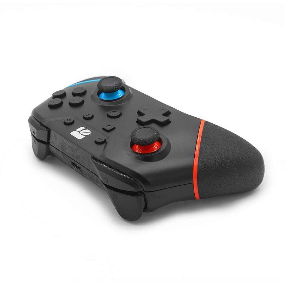 Xtreme Wireless BT Controller (95650) Gamepad Wireless Bluetooth con Sensori di Movimento e Vibrazione Reflex per Nintendo Switch e PC Nero