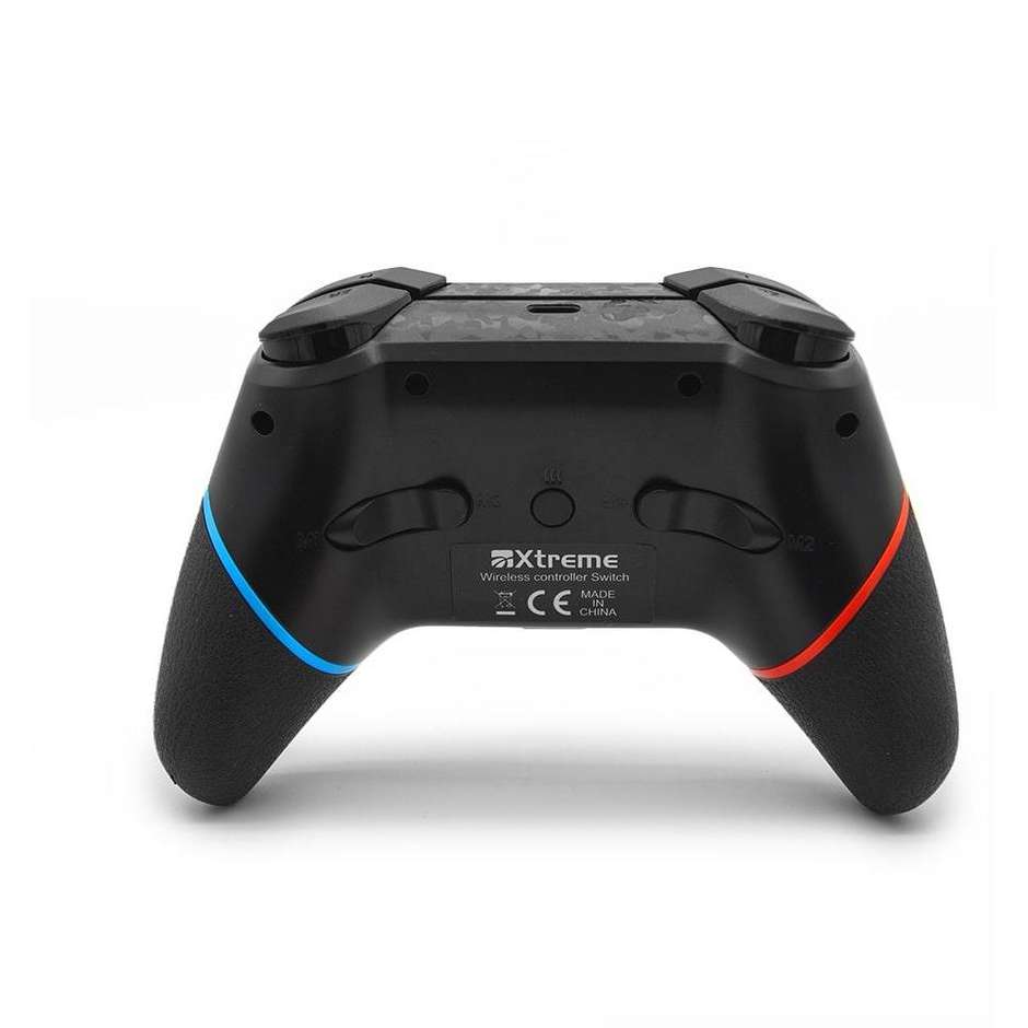 Xtreme Wireless BT Controller Bluetooth Gamepad Analogico/Digitale Nintendo Switch Colore Nero