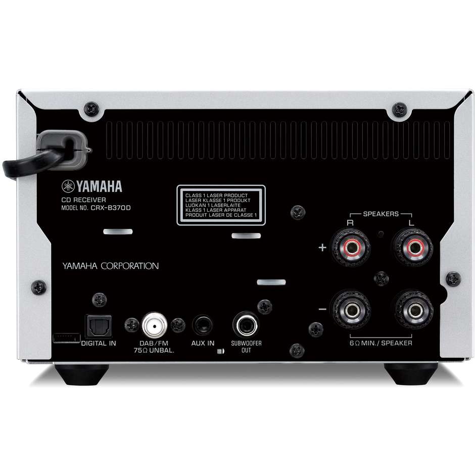Yamaha APKMCRB370DSIPB Sistema Audio Hi-Fi DAB,FM Potenza 30 W colore nero