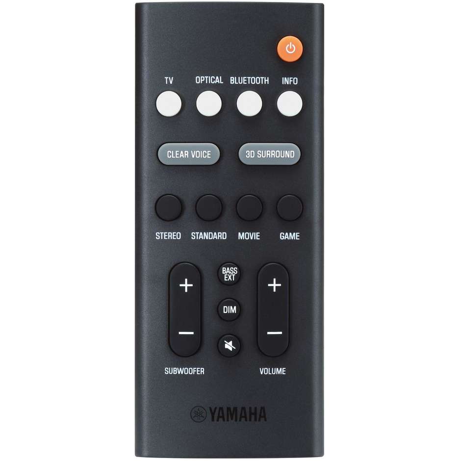 Yamaha SR-B20ABL Soundbar con Subwoofer per TV Nero