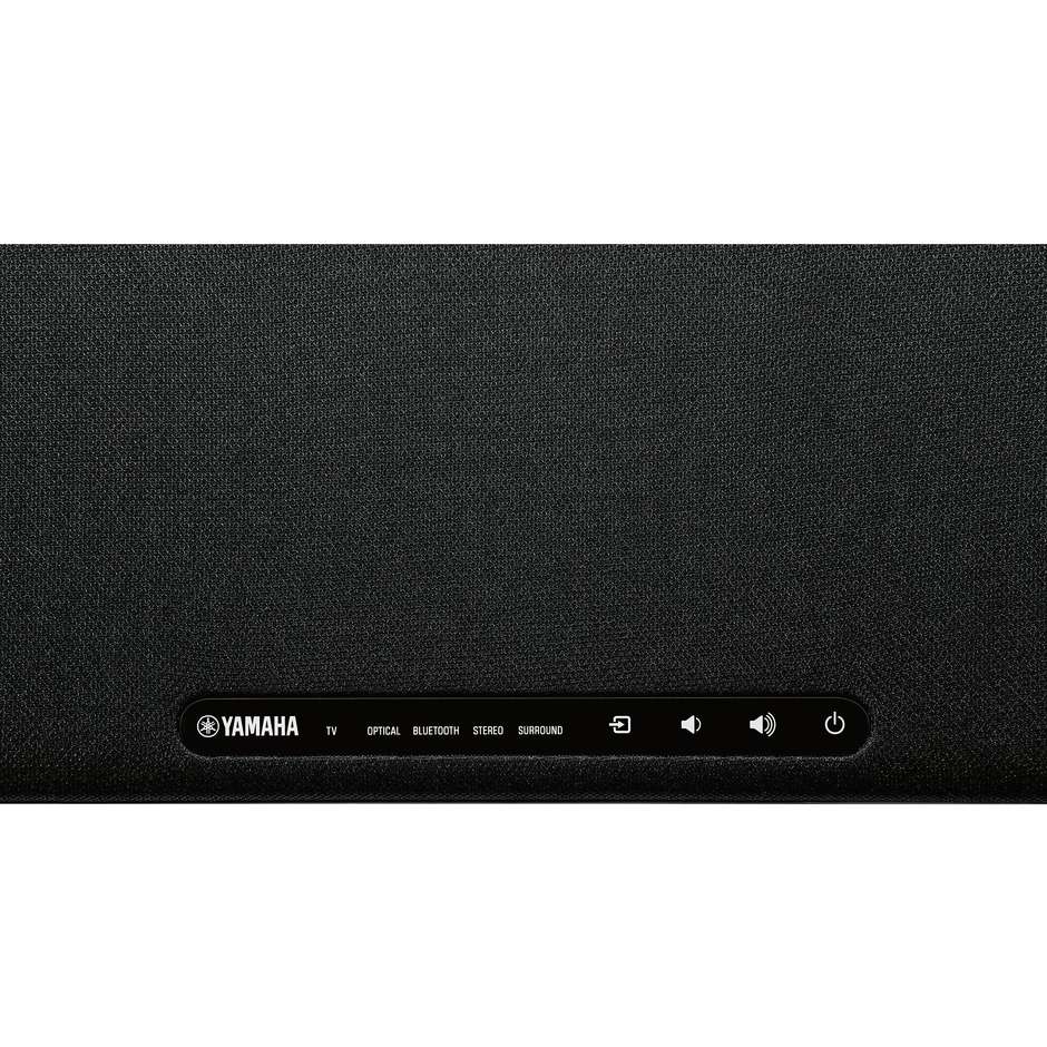 YAMAHA SR-B20ABL Soundbar TV Stereo 2.1 con Subwoofer per Home Cinema DTS Colore Black