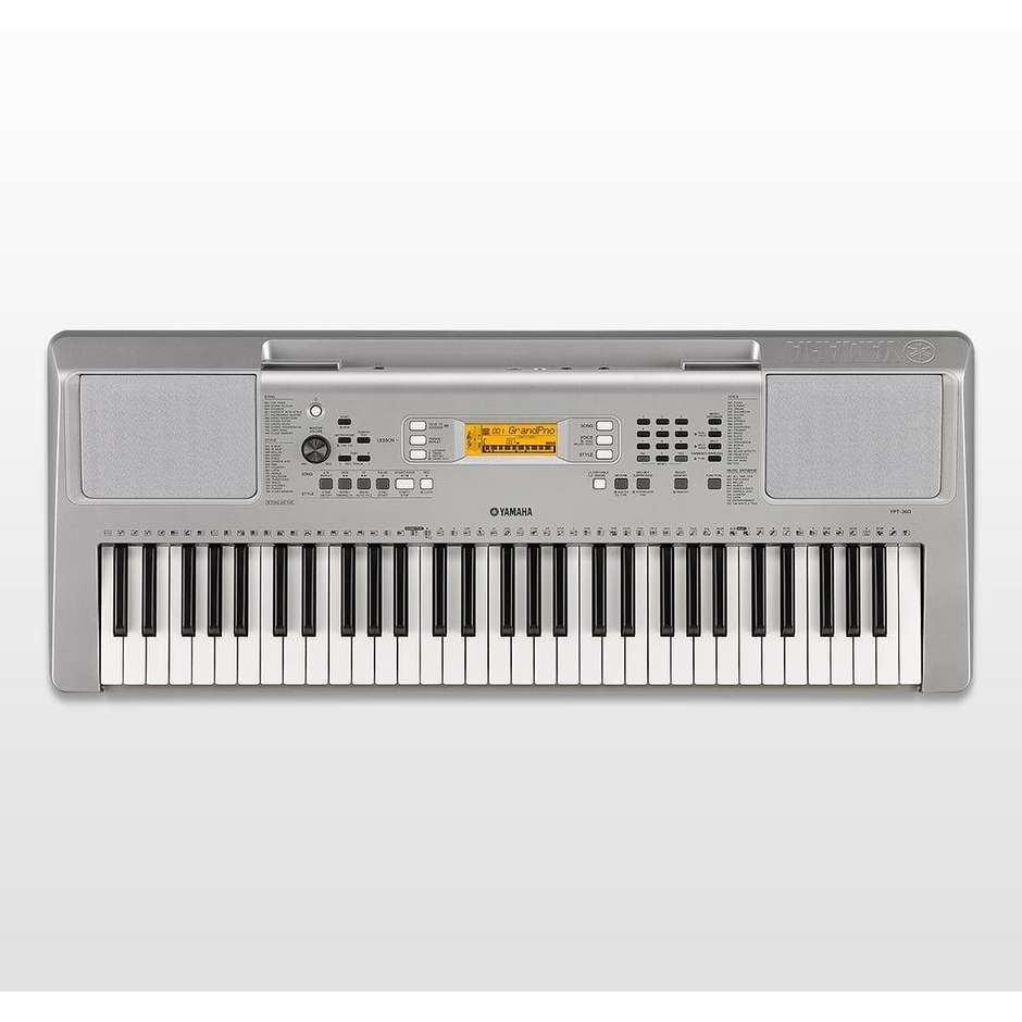 YAMAHA tastiera 61 tasti con 2 amplficatori colore grigio