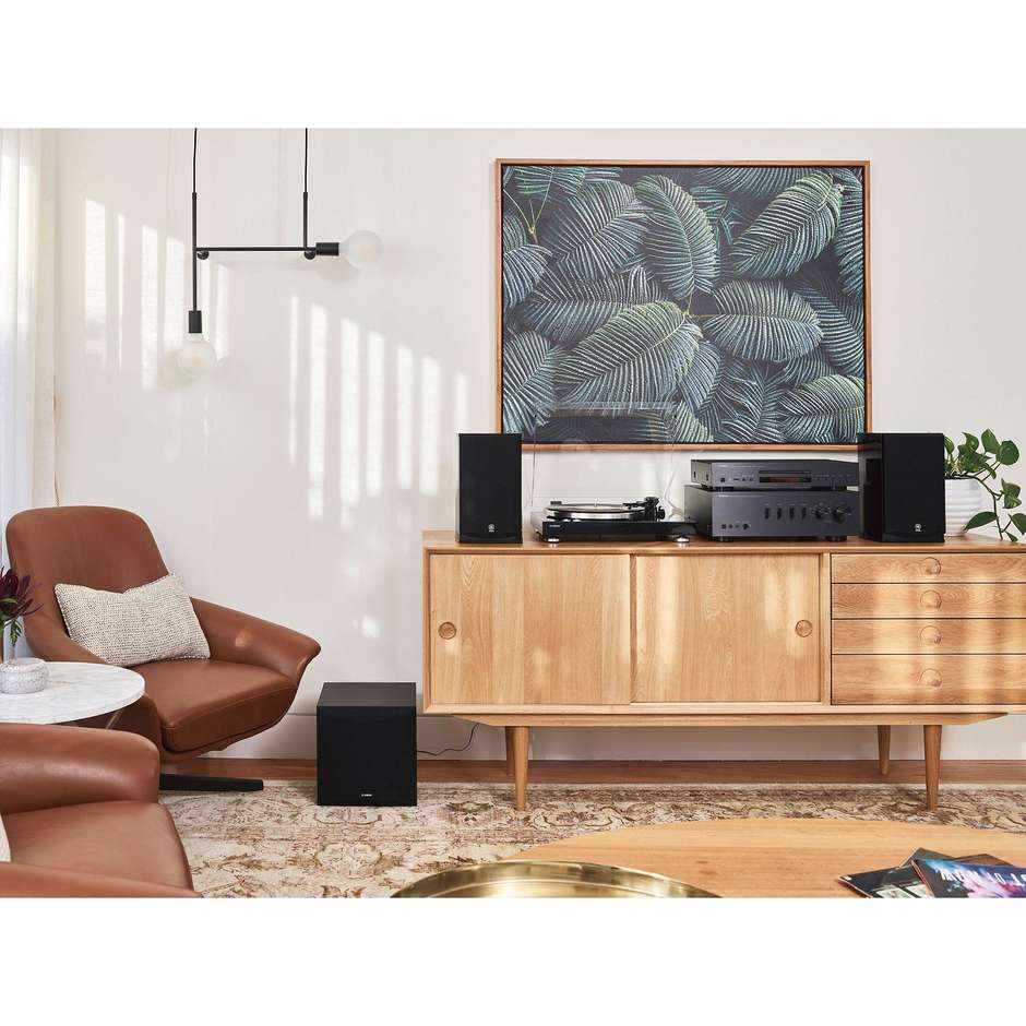 Yamaha TT-S303 giradischi a cinghia con preamplificatore phono nero