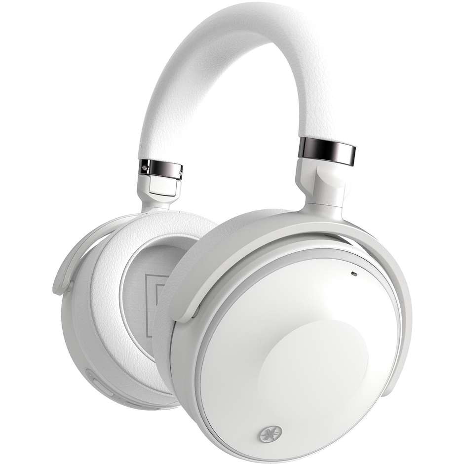 Yamaha YH-E700A Cuffie a Padiglione Wireless/Cablate Bluetooth Colore Bianco