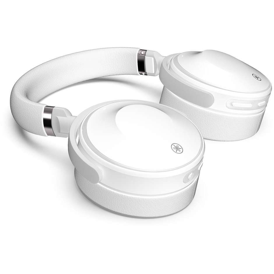 Yamaha YH-E700A Cuffie a Padiglione Wireless/Cablate Bluetooth Colore Bianco