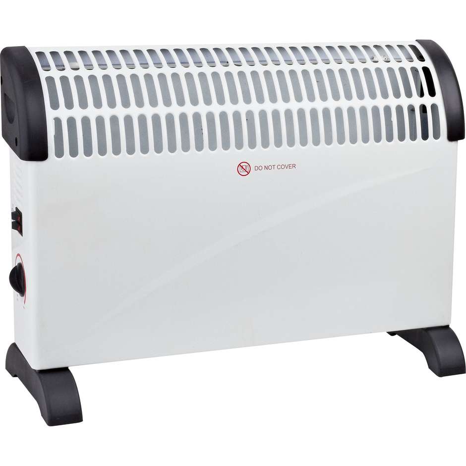 ZEPHIR ZCV2000M Termoconvettore Elettrico a Convezione Naturale 2000 W Termostato Regolabile Bianco