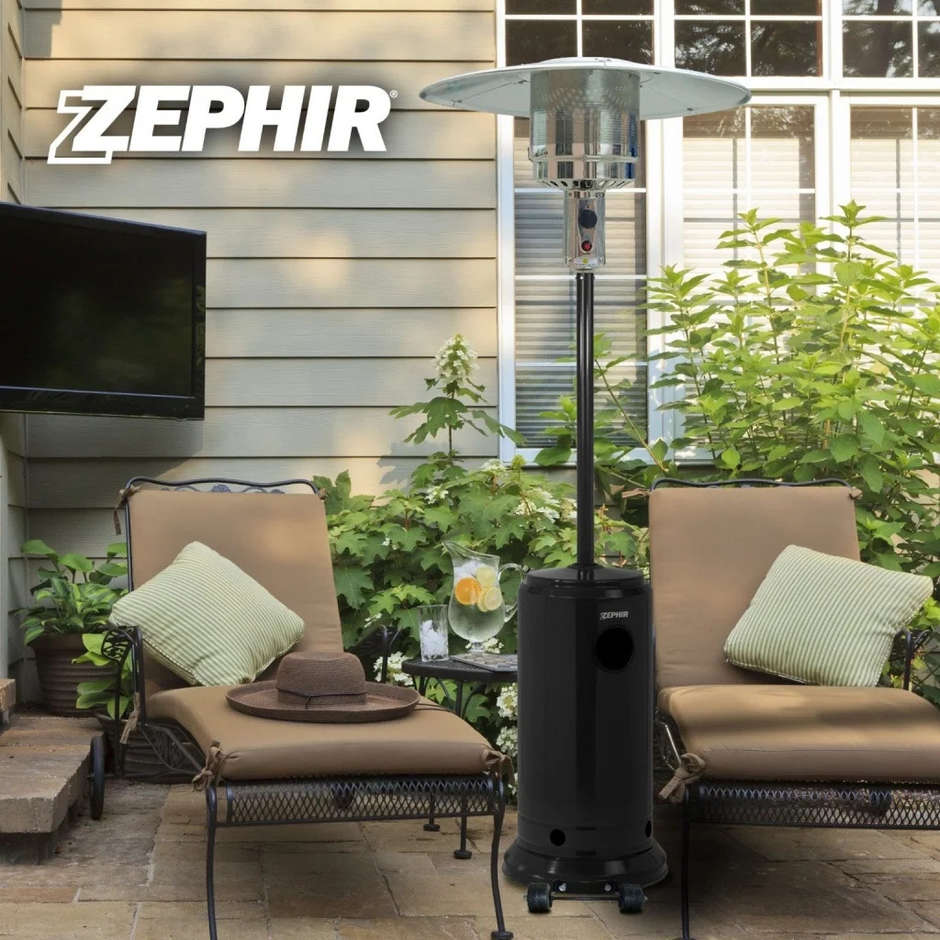 Zephir ZGS150 stufa a fungo a gas da esterno 5-13 kW colore nero